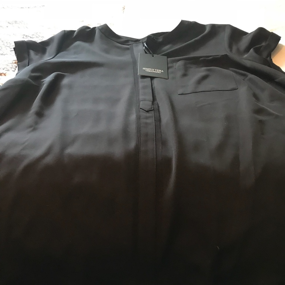 BNWT - Flowy Black Blouse